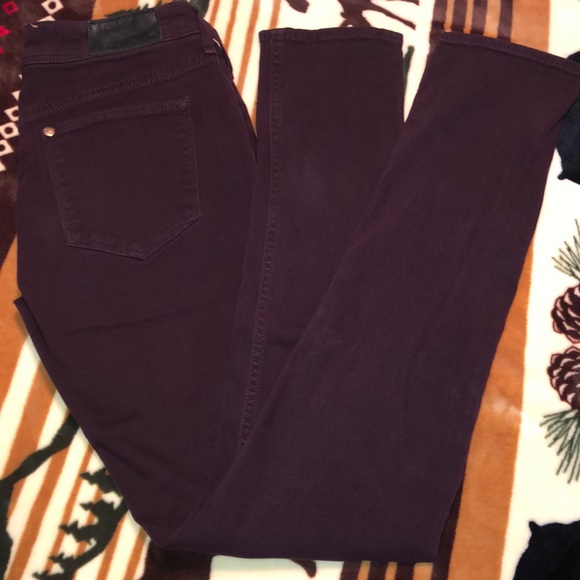 Maroon skinny jeans - Picture 1 of 3